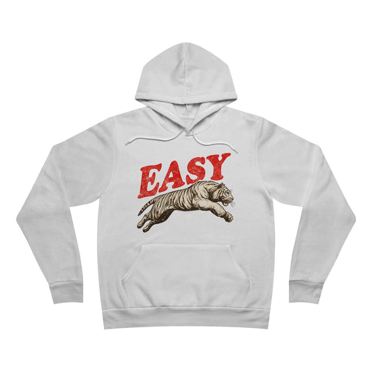 'EASY TIGER' Graphic Cropped Hoodie